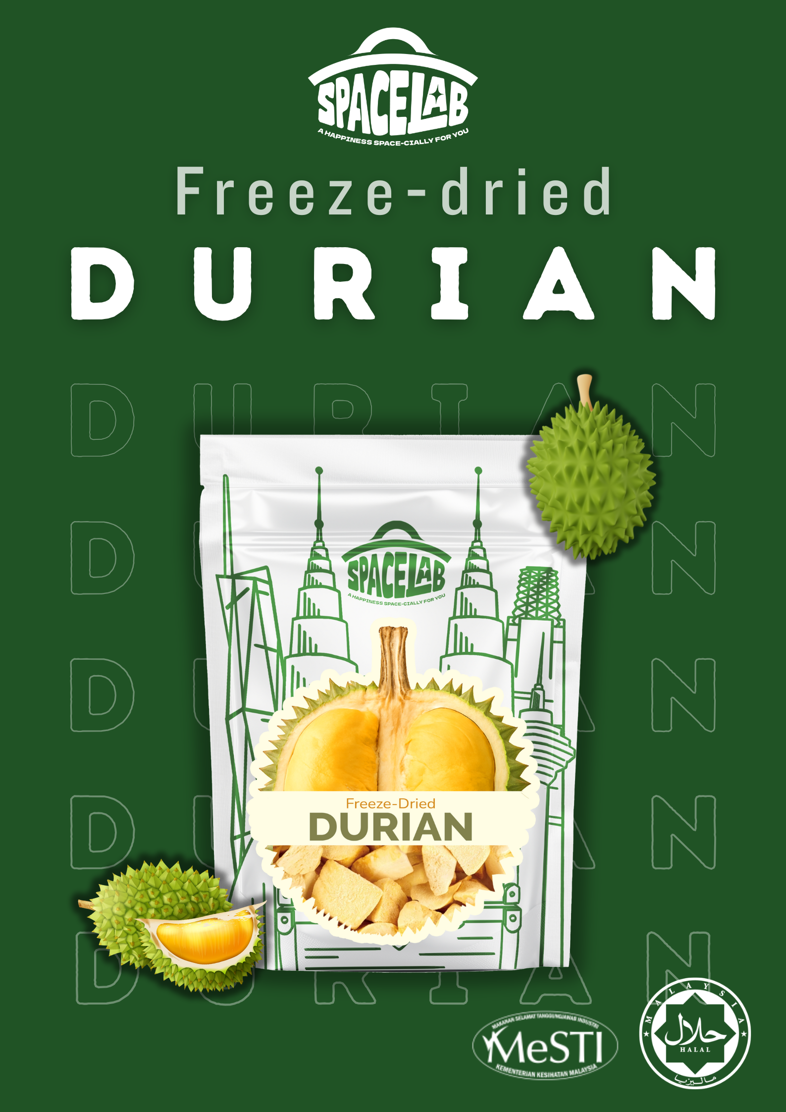 Space Lab Freeze Dried Fruits Series 20g
